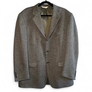 Pronto Uomo Pietro Bristol Men’s 44R Gray Silk Wool Blend Sport Coat Jacket